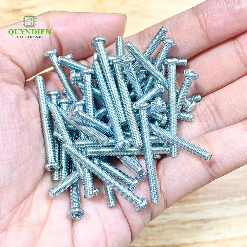 Ốc vít tán M3 3ly dài 3cm ( túi 150g = khoảng 90- 100 con