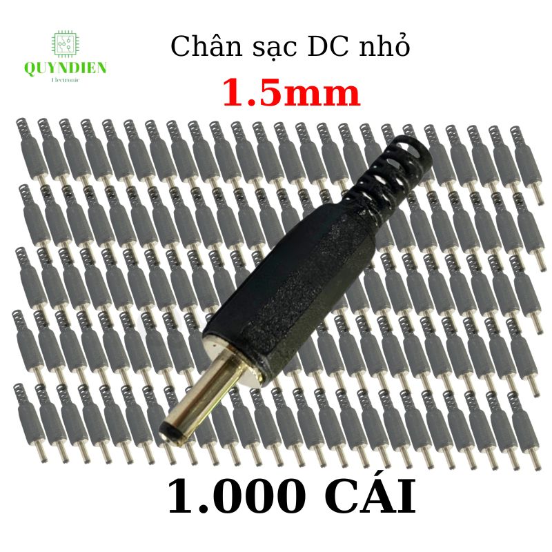 Jack, Giắc sạc DC 1.5 Chui đực DC 1.5mm) Loại nhỏ