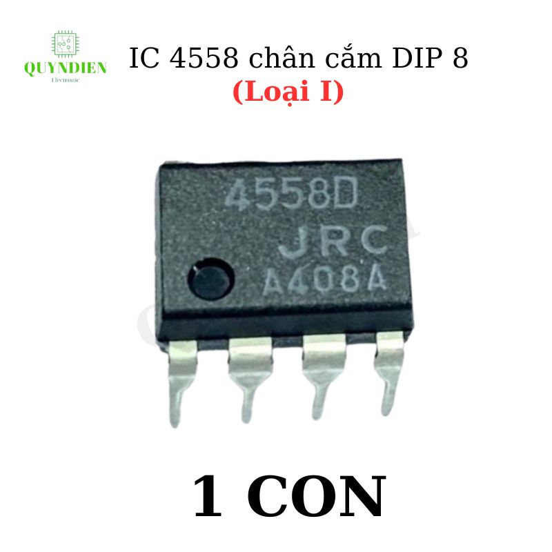 IC 4558 chân cắm DIP 8-Loại 1