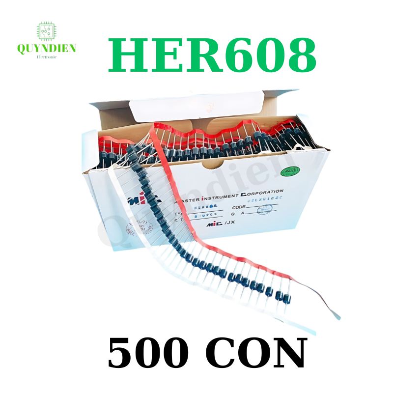 Diode xung HER608 6A 1000V loại dây