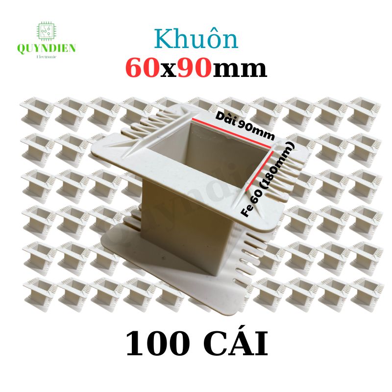 Khuôn nhựa quấn biến áp Fe silic 60x90mm