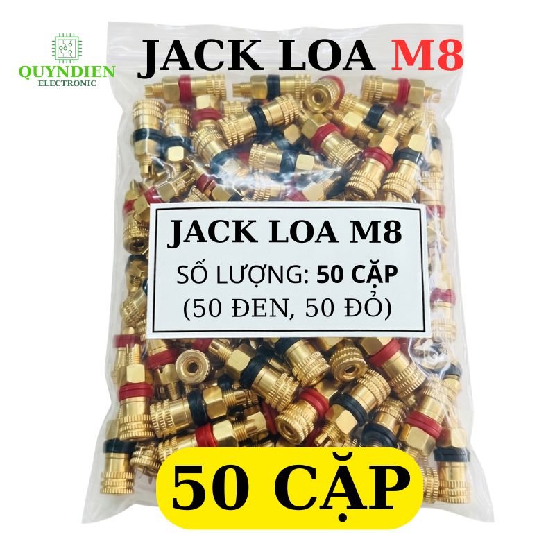Jack Loa - Cọc Loa M8 Cốt Đồng Đỏ Đen