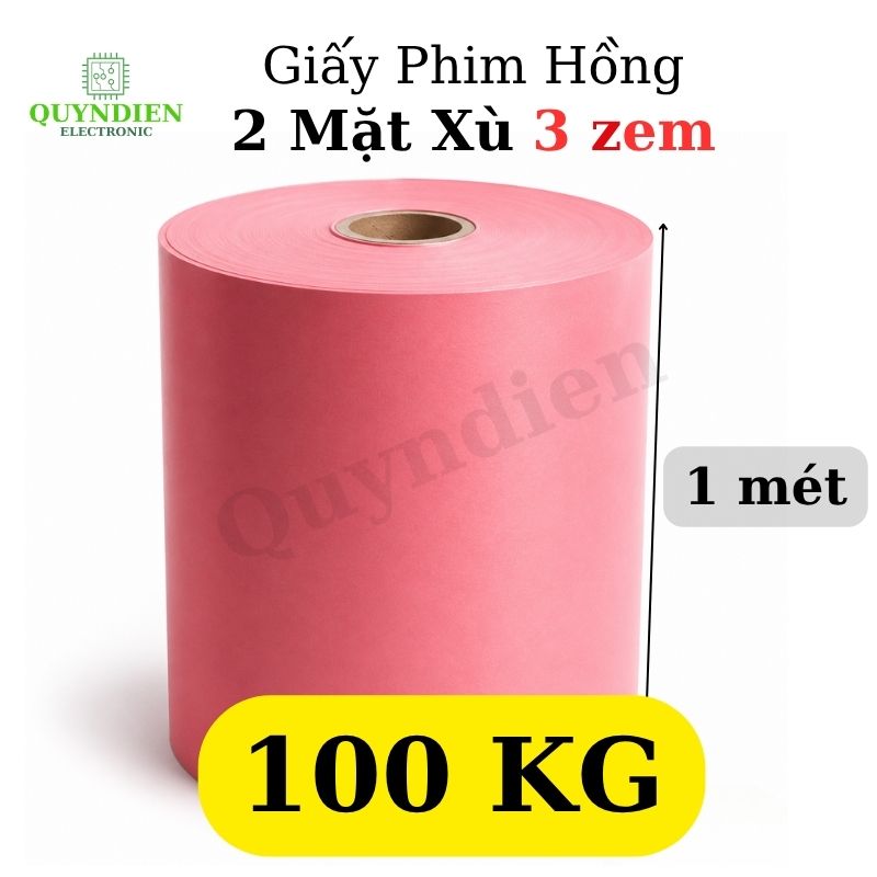 Giấy Phim Cách Điện Hồng Dày 0.3mm