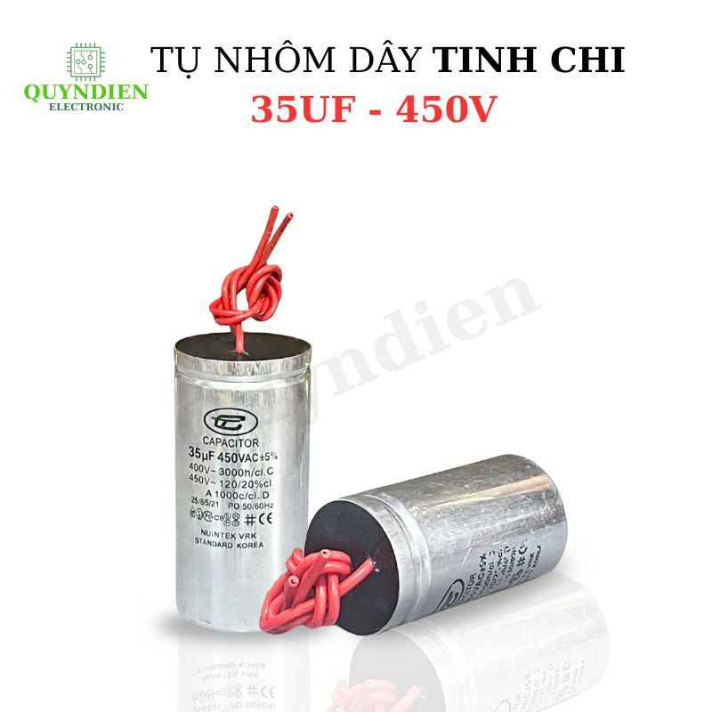 Tụ Nhôm Dây 35uF - 450V