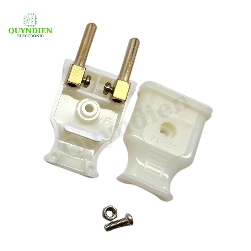 Phích Chân Lớn P9 Đồng Nguyên Chất 5mm, Nhựa ABS Siêu Bền, Chống Va Đập