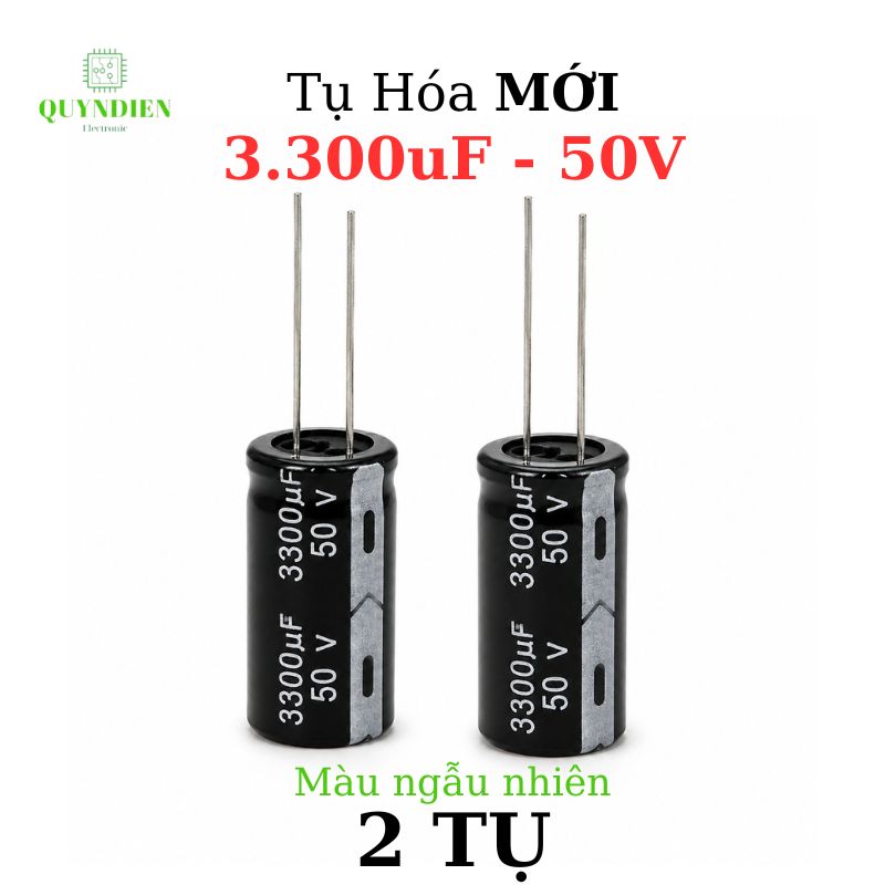 Tụ Hóa 3300uf/50v Màu ngẫu nhiên