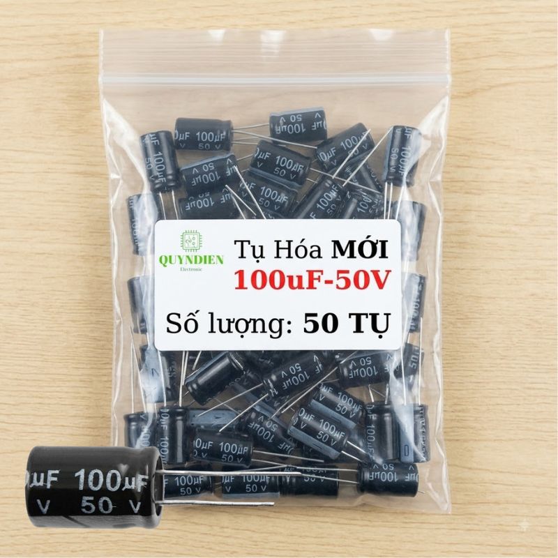 Tụ hóa 100uf - 50V