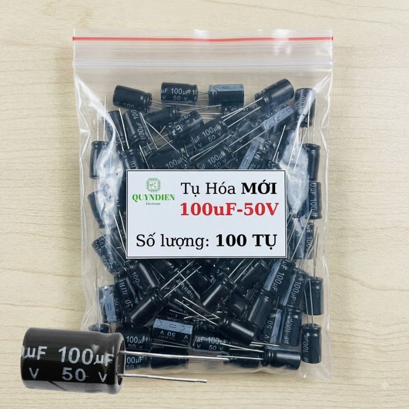 Tụ hóa 100uf - 50V