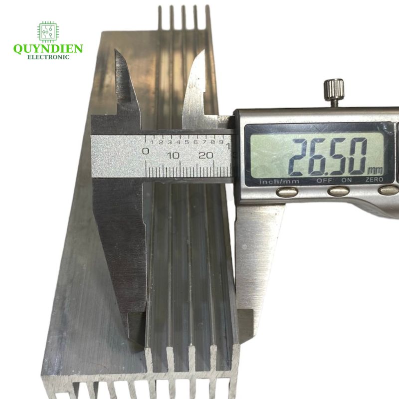 Nhôm Tản Nhiệt 2 Tầng 10 Cánh 100x58x32mm
