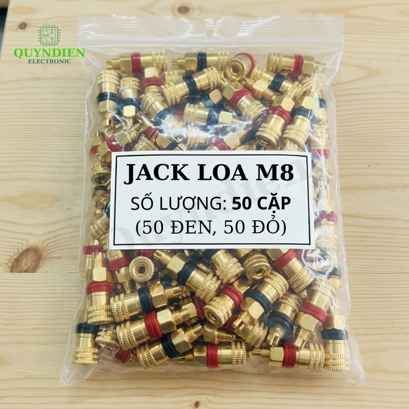 Jack Loa - Cọc Loa M8 Cốt Đồng Đỏ Đen