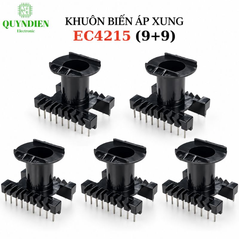 Khuôn Nhựa EC4215 (9+9 Chân) Tròn Đứng