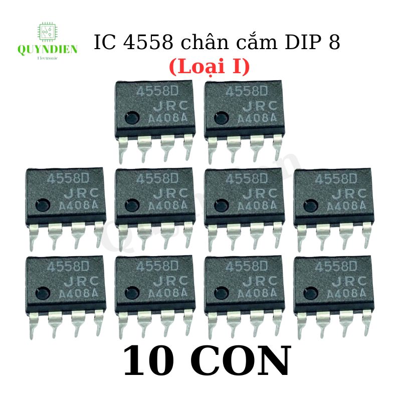 IC 4558 chân cắm DIP 8-Loại 1