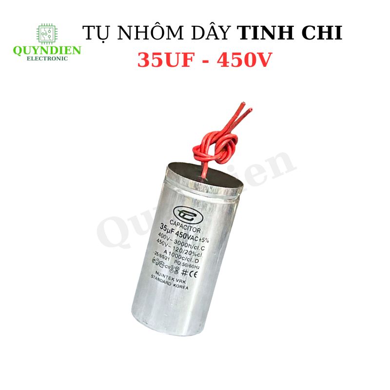 Tụ Nhôm Dây 35uF - 450V