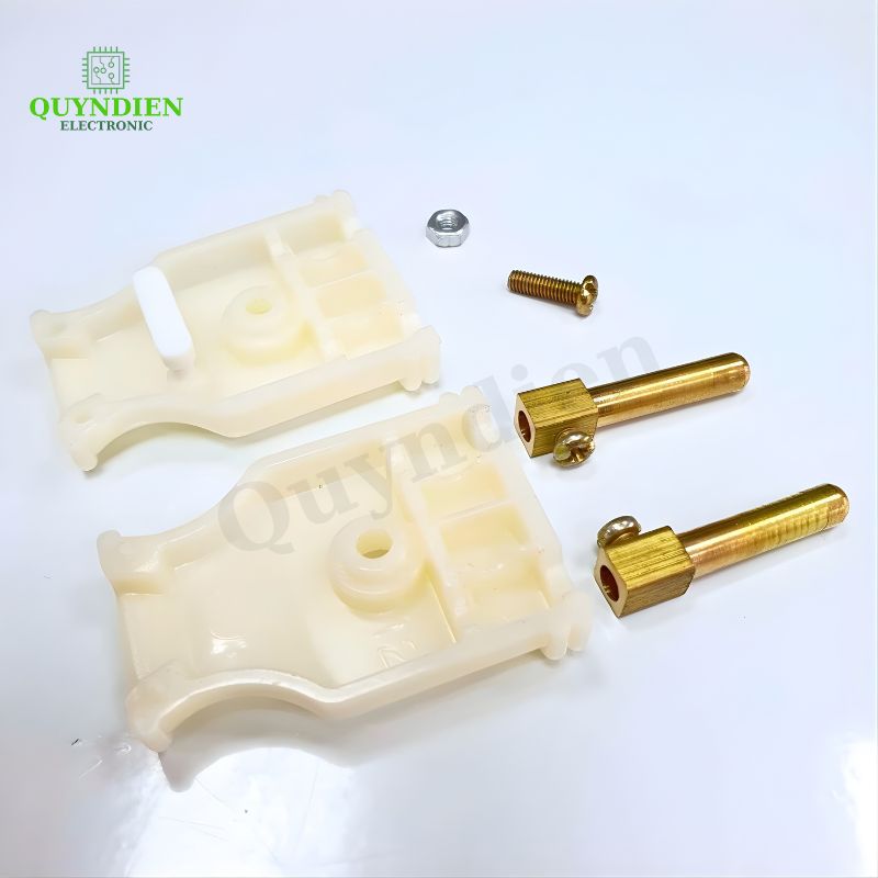 Phích Chân Lớn P9 Đồng Nguyên Chất 5mm, Nhựa ABS Siêu Bền, Chống Va Đập