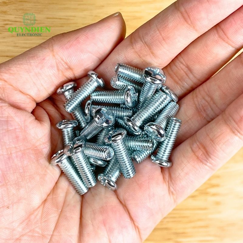 Ốc Vít M5x15mm Có Kèm Tán