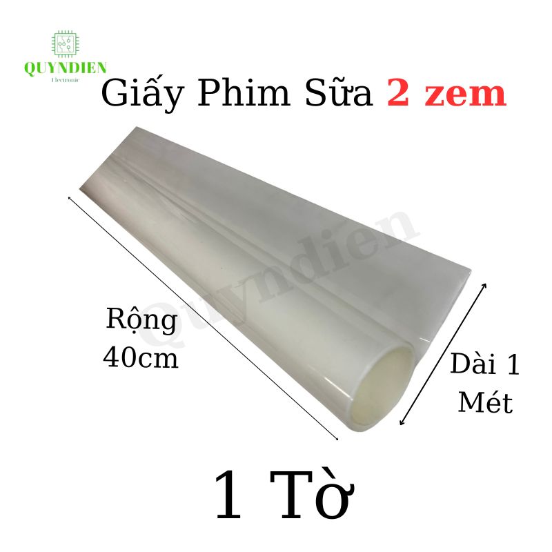 Giấy phim sữa giấy cách điện dày 0.2mm khổ ngang 40cm
