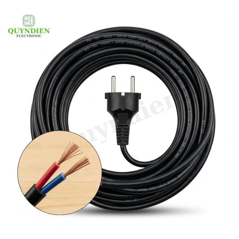 Dây Nguồn Lõi Đồng Dài 5 Mét