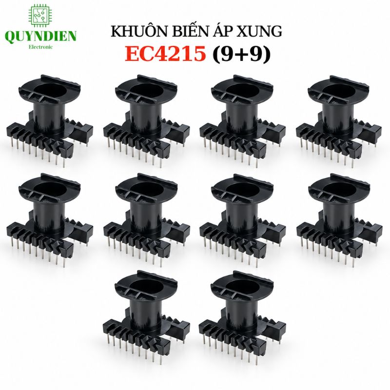 Khuôn Nhựa EC4215 (9+9 Chân) Tròn Đứng
