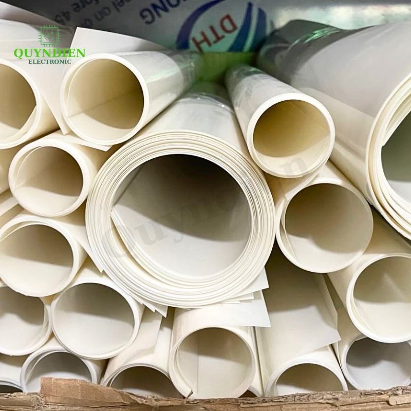 Giấy Phim Sữa Cách Điện 2 Mặt Bóng Dày 0.25mm