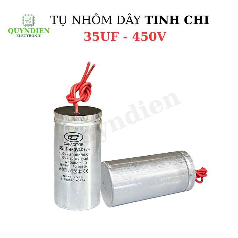 Tụ Nhôm Dây 35uF - 450V