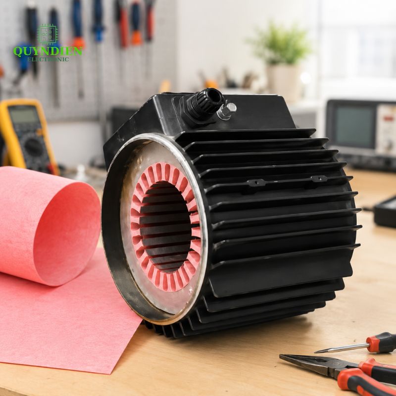 Giấy Cách Điện Hồng Khổ 1 Mét Dày 0.25mm