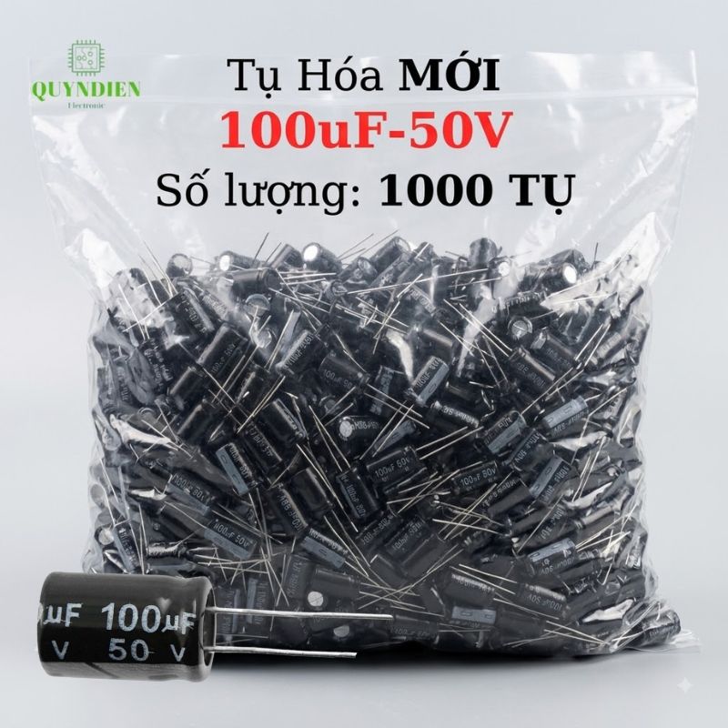 Tụ hóa 100uf - 50V
