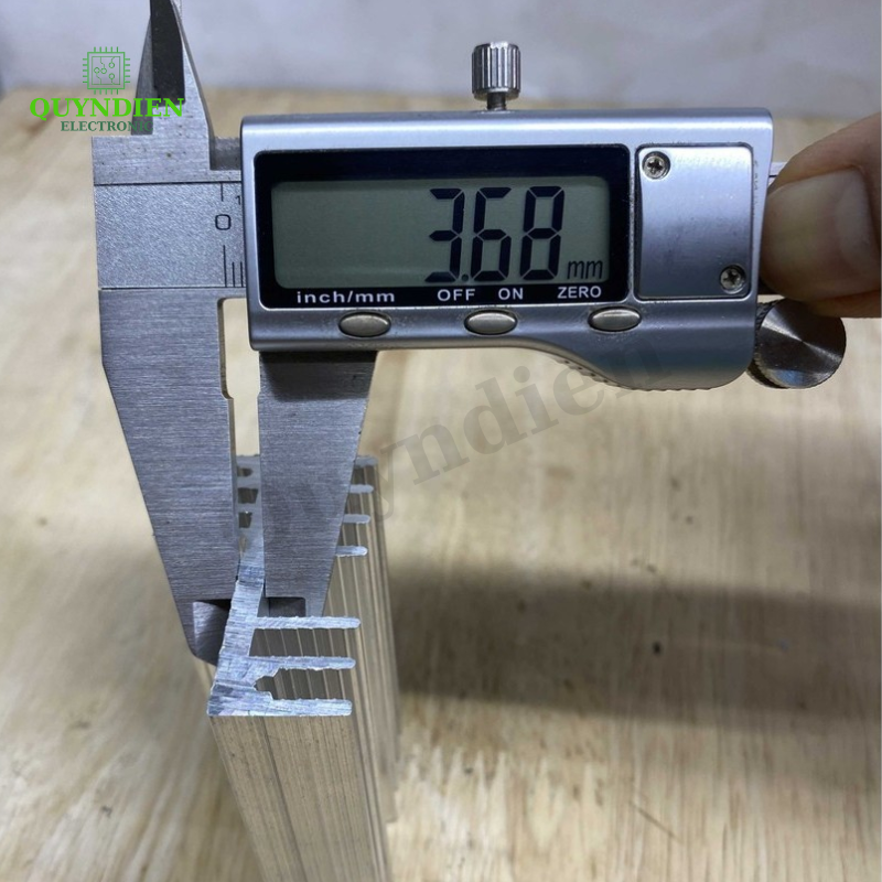 Nhôm tản nhiệt 2 tầng 7 cánh dài 6cm nhôm 2 vế 60x44x29mm