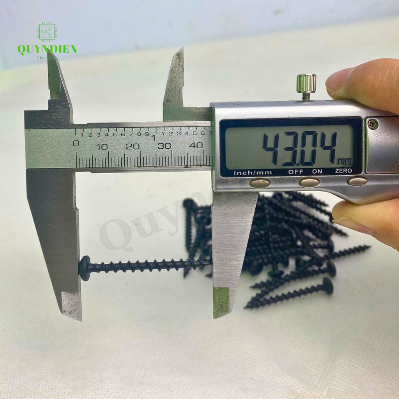 Ốc Vít Nhọn M4x40 Bắt Thùng Loa Ren Thưa Taiwan dài 40mm - Túi 1Kg