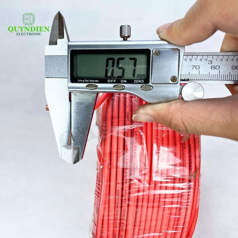 Dây Điện Cadivi 2.5 – Dây Đơn Lõi 7 Sợi CV2.5 – Dây Cáp Điện, Dây Tiếp Địa, Dây Chống Sét (CUỘN 1 MÉT)