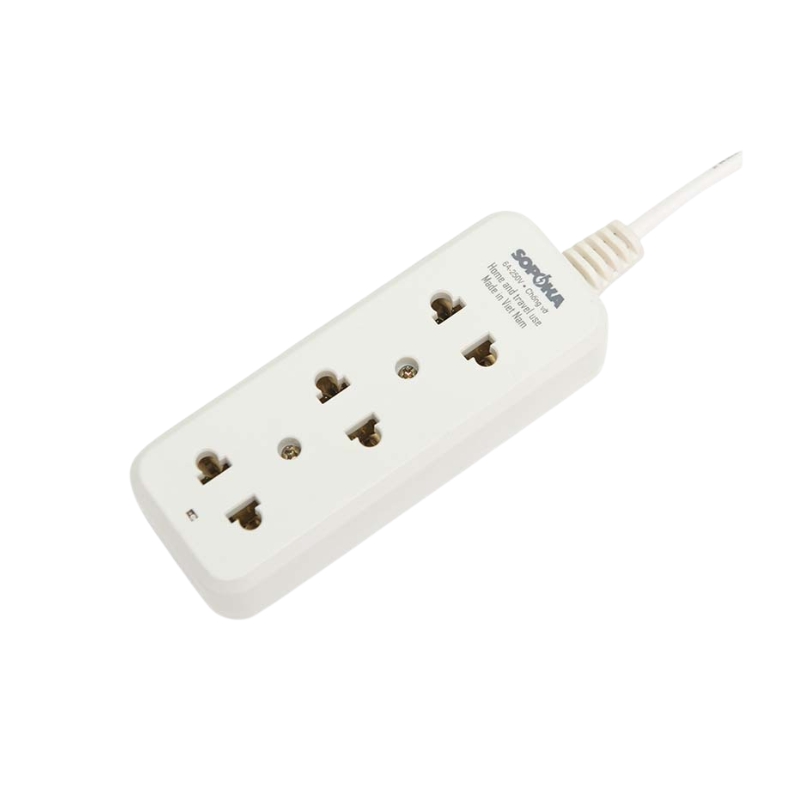 Ổ Cắm 3 Cửa 1200W 3B5 Thiết Kế Gọn Gàng An Toàn Tiện Dụng