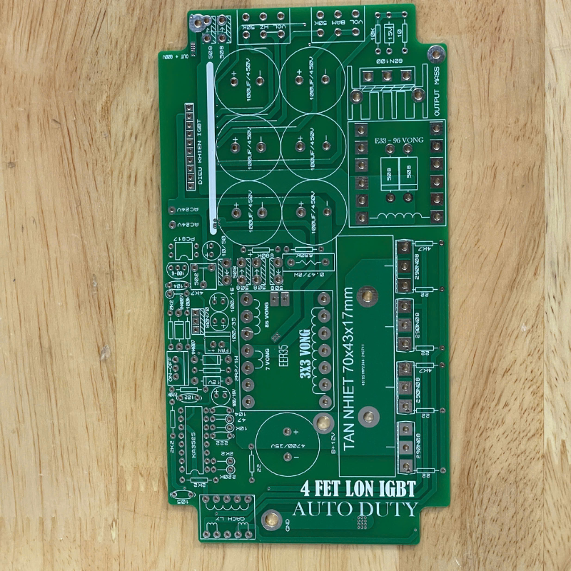PCB bo mạch kích đ iện 4 fet LỚN băm IGBT Auto Duty