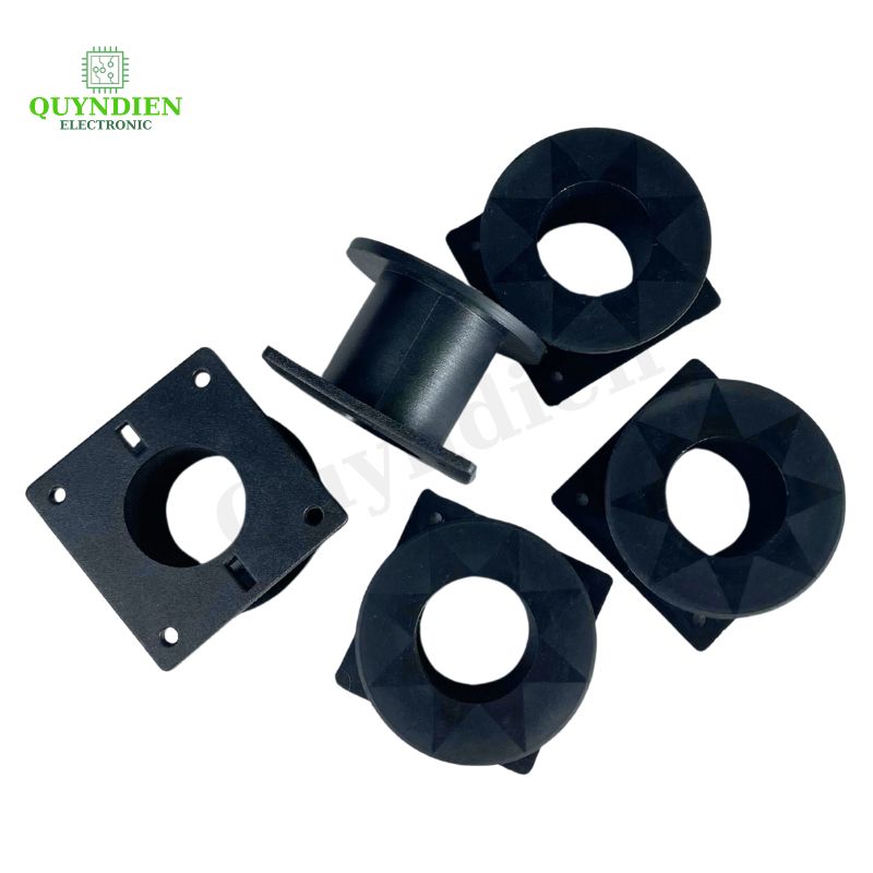 Lõi Khuôn Nhựa Vuông Tròn 40mm Màu Đen