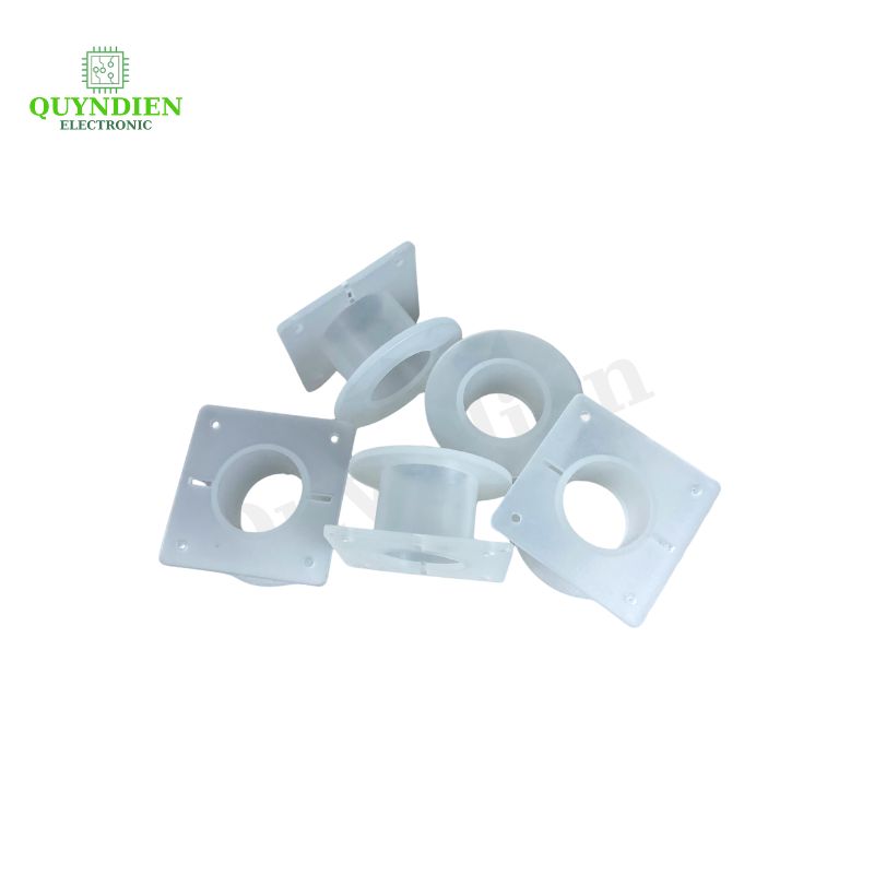 Lõi Nhựa Vuông Tròn 30 Quấn Cuộn Cảm Phân Tần Loa - Màu Trắng Trong