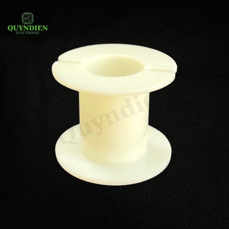 Lõi Khuôn Nhựa Audio 2 Đầu Tròn Màu Trắng Sữa