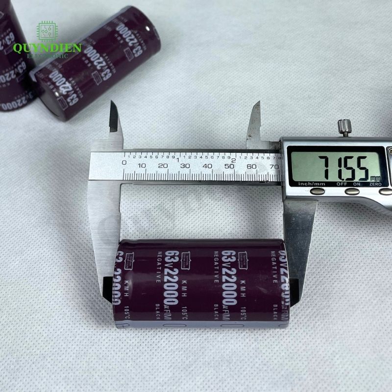 Tụ Lọc Nguồn 22000uF 63V Nâu