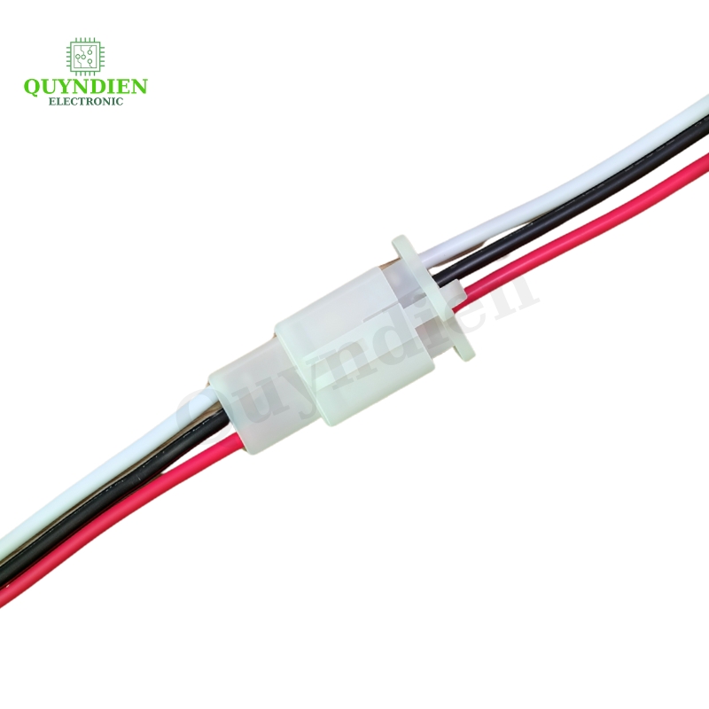 Jack Nối Dây Điện Đực Cái 3 PIN 2.8mm Cho Xe Máy Ô Tô