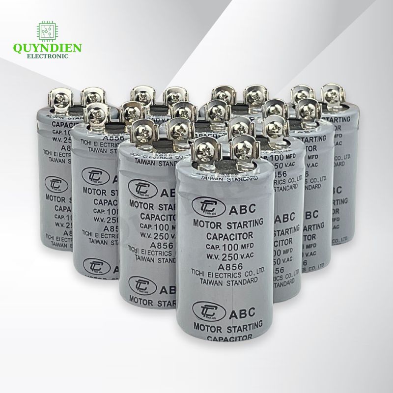 Tụ Đề Khởi Động Motor 100uF 250VAC Tụ Kapa TinhChi ABC