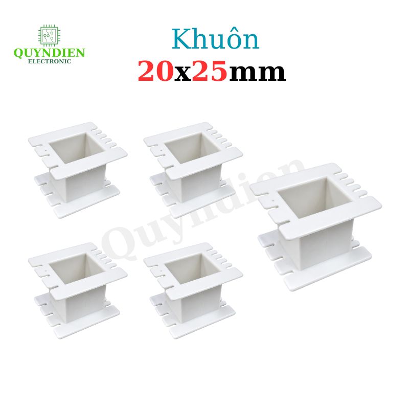 Khuôn Nhựa Quấn Biến Áp Fe Silic 20x25mm