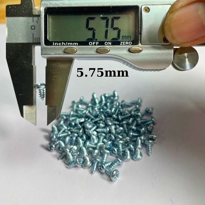 Ốc vít nhọn đầu tròn M3 3x7mm