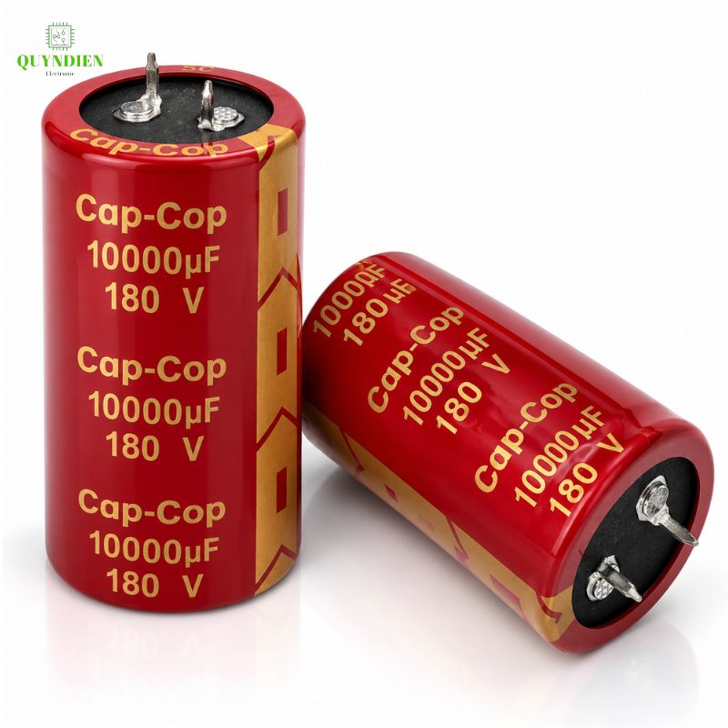 Tụ Hóa Lọc Nguồn CapTop 180V 1000uF 30x50mm