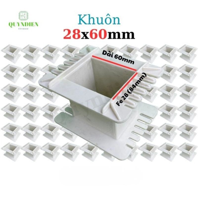 Khuôn Nhựa Quấn Biến Áp Fe Silic 28x60mm