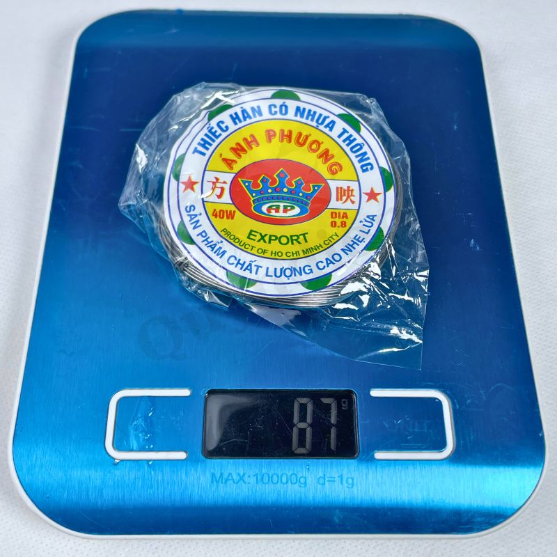 Chì hàn ÁNH PHƯƠNG Cuộn 80gr 0.8mm (Thiếc Hàn)