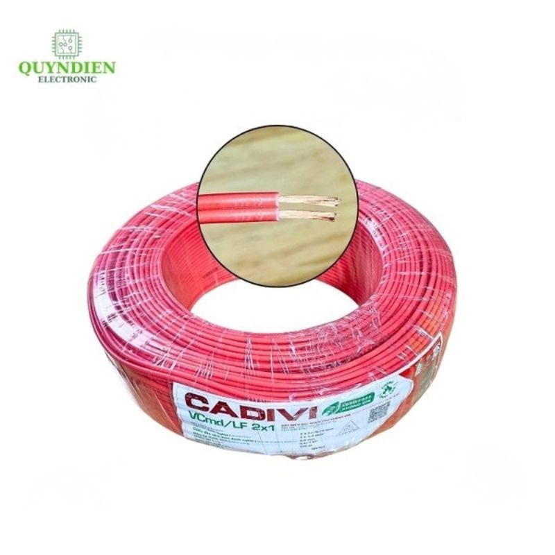 Dây Điện Cadivi Dây Đôi VCmd/LF 2x1