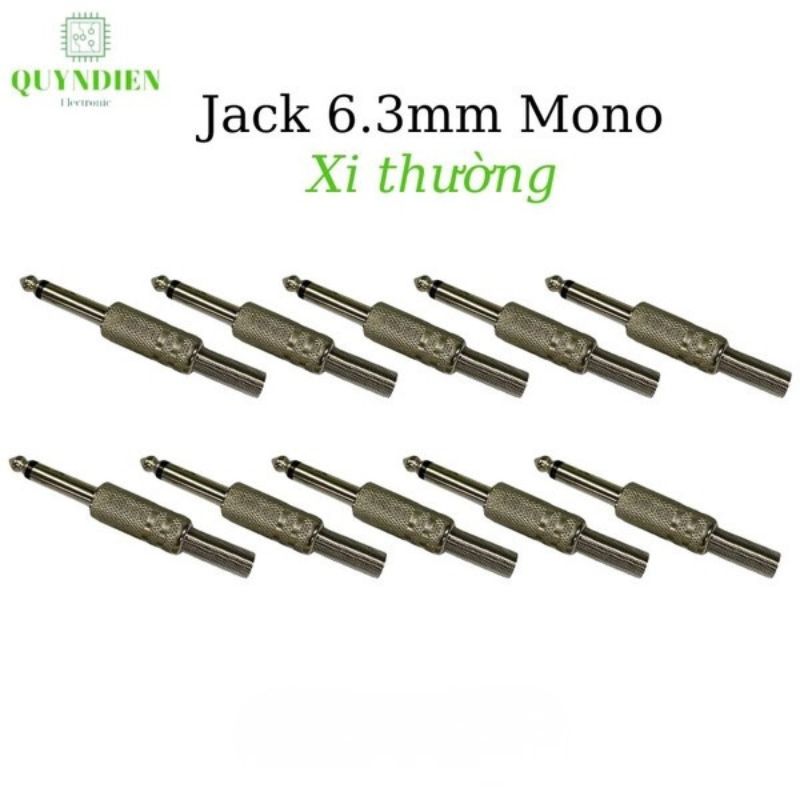 Jack 6 Li Mono 6.3mm Xi Thường