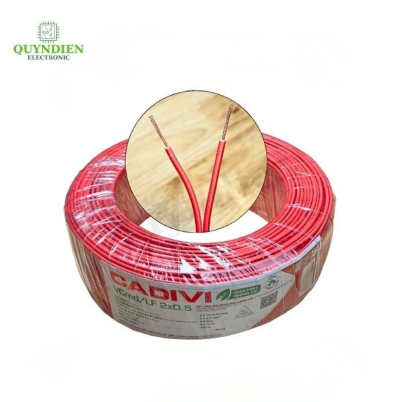 Dây Điện Cadivi Dây Đôi VCmd/LF 2x0.5