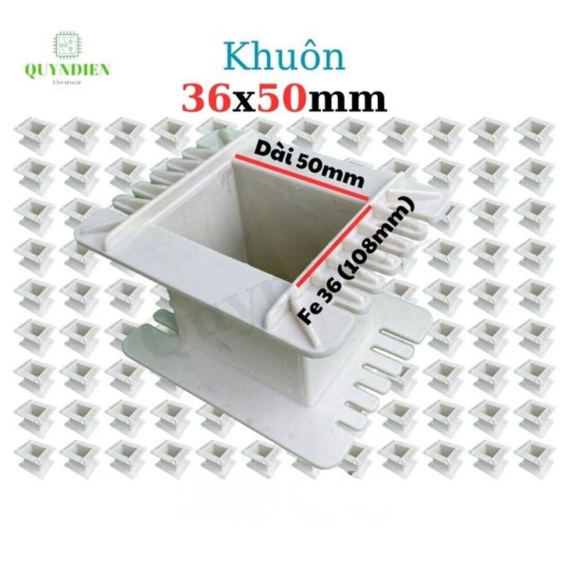 Khuôn Nhựa Quấn Biến Áp Fe Silic 36x50mm