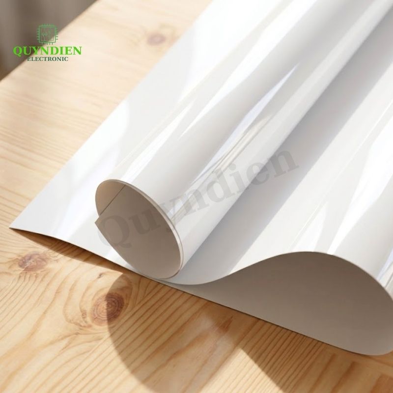 Giấy Phim Sữa Cách Điện 2 Mặt Bóng Dày 0.2mm