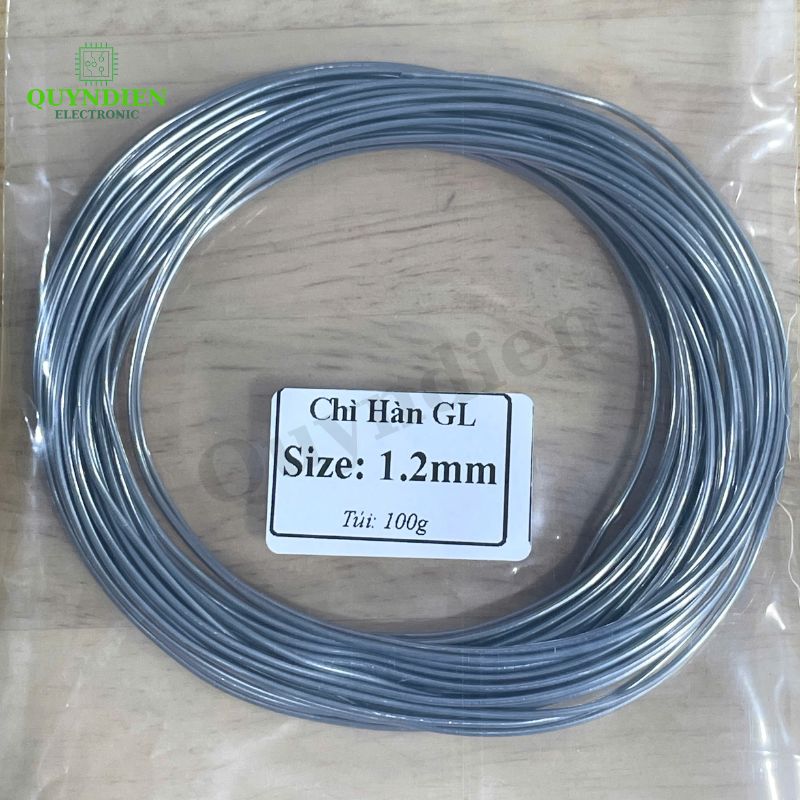 Chì Hàn GL Nhẹ Lửa 1.2mm – Thiếc Hàn Cao Cấp Loại 1 | Cuộn 100g – 1KG