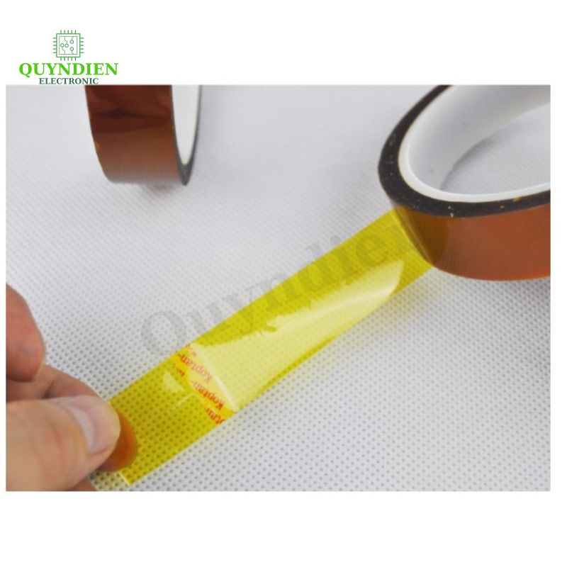 Băng dính màu Nâu chịu nhiệt tốt chất lượng cao 300℃ size 10mm