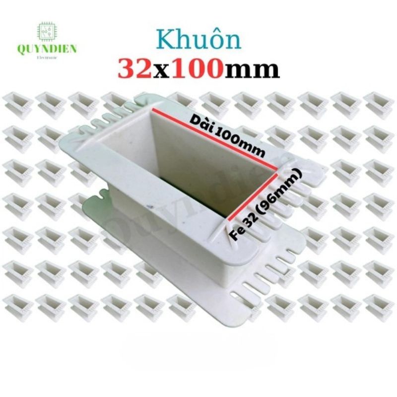 Khuôn Nhựa Quấn Biến Áp Fe Silic 32x100mm